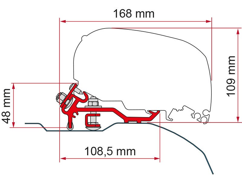 Adaptador F80 Ducato >2006 H2-L2/L3