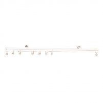 KIT Completo Rail Cortina Plástico 200cm