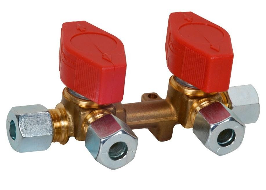 Llave de Paso GAS 2 VÍAS 