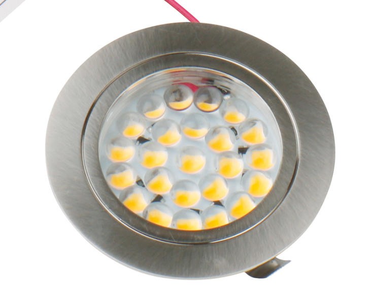 Ojo Buey 12V Leds CROMO