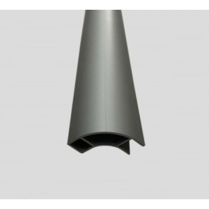 Listón Aluminio Perfil Esquinero - PLATEADO (2,2m) - 1 Costados
