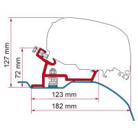 Adaptador F65/F80 Ducato/Jumper/Boxer Desde 2006 H2-L4