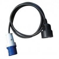 Adaptador Macho CEE - Hembra Schuko con cable