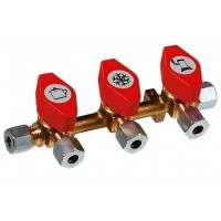 Llave de Paso GAS 3 VÍAS