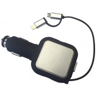 Toma Doble USB + Cargador Smartphones/Tablets