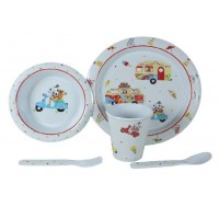 Vajilla Infantil de Melamina Vintage