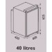 Nevera Trivalente MIDLAND 40L 